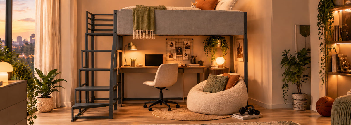 Banniere SENHO desktop - mezzanine DOCKLAND grise ambiance