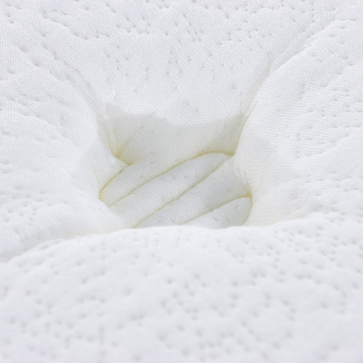 Détail piquage coutil matelas 35cm SENHO LASUITE 160x200cm