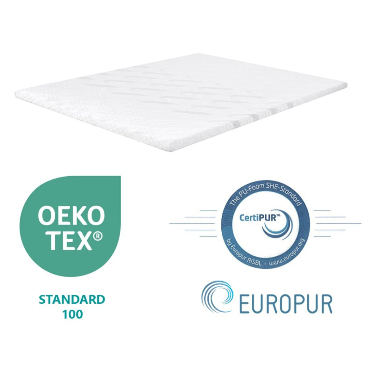 Label surmatelas SENHO PLUME 140x190cm
