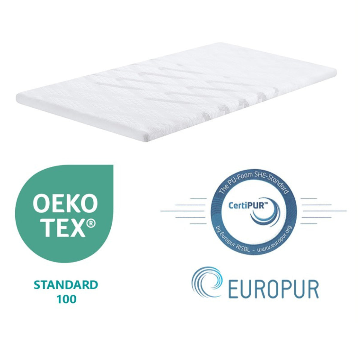 Label surmatelas SENHO PLUME 90x190cm